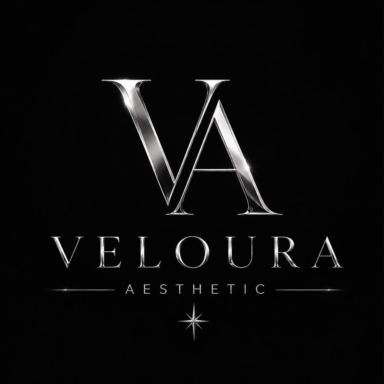 Veloura Aesthetic Logo